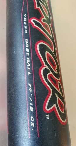 Rawlings Raptor Youth Baseball Bat, black red. Model # YB350, 29", 18oz., -11 - Thumbnail 2