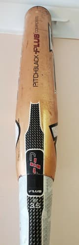 DeMarini CF4 Black Doublewall baseball bat, gold. Model #CFL10, 30”, 20oz, -11 - Thumbnail 4