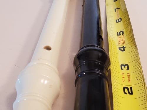 PERIPOLE Angel Recorder Flute, black. Bonus 2nd recorder flute, white. Tested - Thumbnail 11