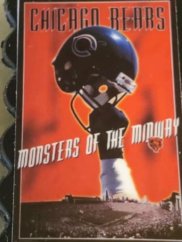 Vtg NFL Chicago Bears frige Magnet LOT OF 2 Mini portrait JIM MCMAHON + MONSTERS - Thumbnail 8