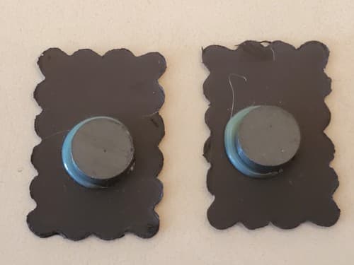 Vtg NFL Chicago Bears frige Magnet LOT OF 2 Mini portrait JIM MCMAHON + MONSTERS - Thumbnail 11