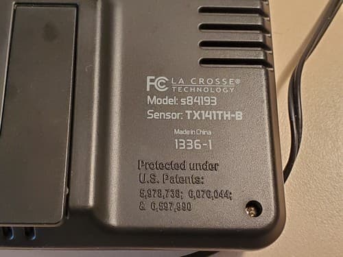 LA CROSSE TECHNOLOGY S84193 Wireless Forecast Weather Station. Tested works. - Thumbnail 6