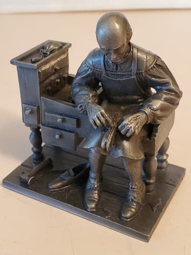 FRANKLIN MINT The People Of Colonial America 1974-5 Complete SET OF 13. COA+book - Thumbnail 17