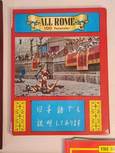 (5) LOT Vintage ITALY TOUR BOOKS Italian Travel Souvenirs from trip, photos map - Thumbnail 6