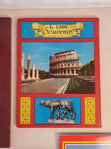 (5) LOT Vintage ITALY TOUR BOOKS Italian Travel Souvenirs from trip, photos map - Thumbnail 7