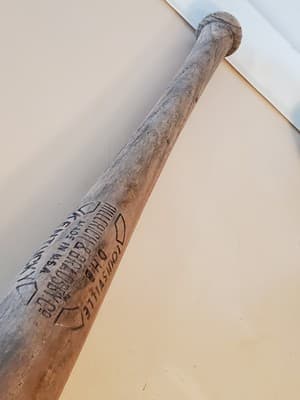 Vtg 27" Hillerich & Bradsby Wood Baseball Bat H&B Crackerjack Youth Little Leagu - Thumbnail 4