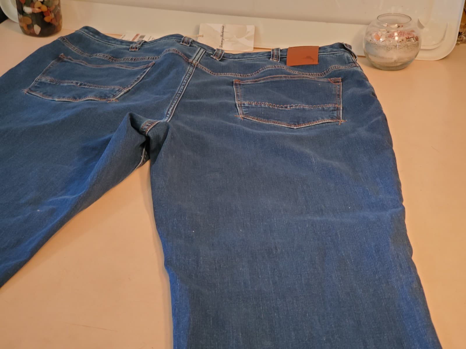 TOMMY BAHAMA Boracay Jean 42×36 11647 Med Indigo Wash BT124366 $148.00 tag NEW - Thumbnail 12