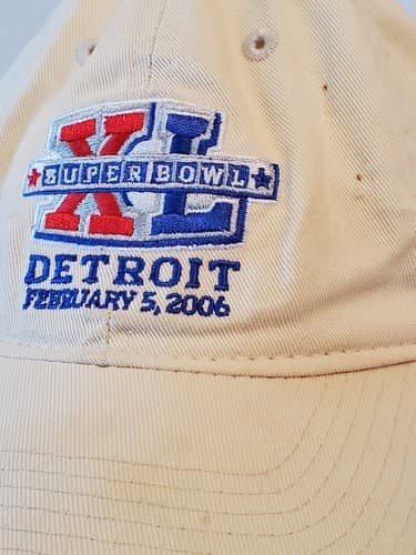 NFL Super Bowl XL ball cap hat 2006 Pittsburgh Steelers vs Seattle Seahawks - Image 1