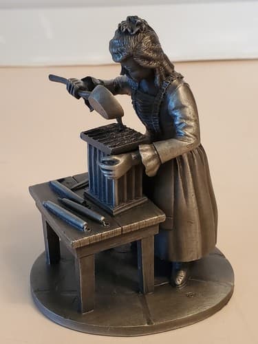 FRANKLIN MINT The People Of Colonial America 1974-5 Complete SET OF 13. COA+book - Thumbnail 11