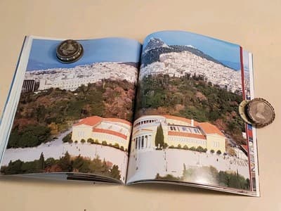 (8) LOT GREECE 2 Books + 6 Prints. a.ATHENS Between Legend and History b.CORFU + - Thumbnail 8