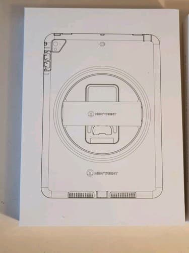 NEWTRENT GLADIUS iPad Rugged Case NT611GR, black w leather strap. NEW Open Box - Thumbnail 12