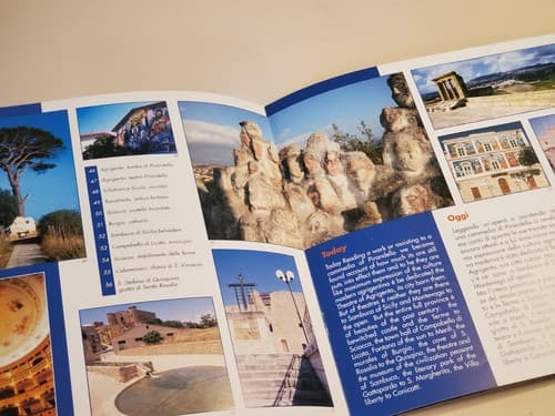 (5) LOT Vintage ITALY TOUR BOOKS Italian Travel Souvenirs from trip, photos map - Thumbnail 17