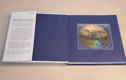 YANKEE STADIUM, A TRIBUTE (2008) Hardcover w DVD by Les Krantz. Reggie Jackson - Thumbnail 3