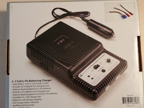 PARKZONE 2-3 Cell Balancing Li-PO Charger Model #LP2000-3 For RC Model Airplane - Thumbnail 10