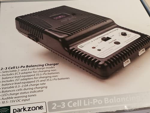 PARKZONE 2-3 Cell Balancing Li-PO Charger Model #LP2000-3 For RC Model Airplane - Thumbnail 11