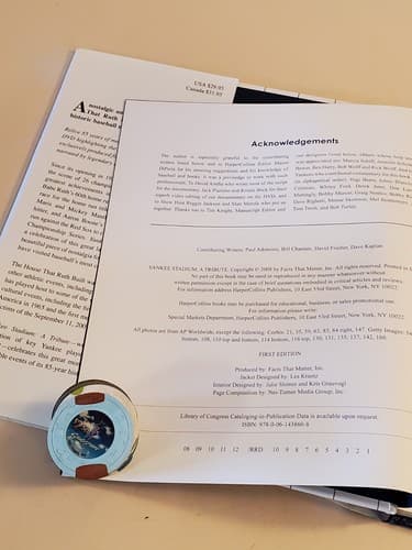 YANKEE STADIUM, A TRIBUTE (2008) Hardcover w DVD by Les Krantz. Reggie Jackson - Thumbnail 10