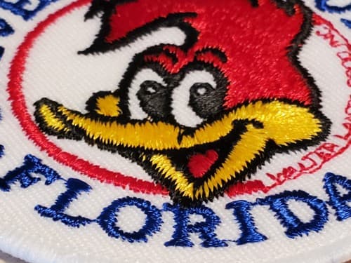 Vtg Iron-On Patch - UNIVERSAL STUDIOS FL WOODY WOODPECKER. NEW. Ship 3-for-1 - Thumbnail 2