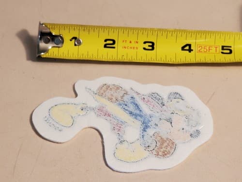 Vtg Iron-On Patch - DISNEY AVIATOR MICKEY. NEW Loose. Ship 3-for-1 in my store - Thumbnail 2