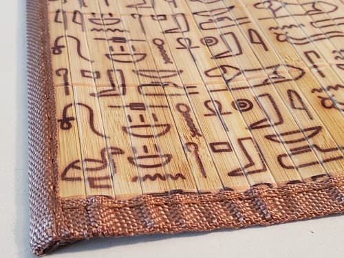 KING TUT - The 100th Anniversary Exhibition Bamboo Placemats SET OF 4. NEW - Thumbnail 6