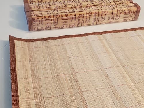 KING TUT - The 100th Anniversary Exhibition Bamboo Placemats SET OF 4. NEW - Thumbnail 11