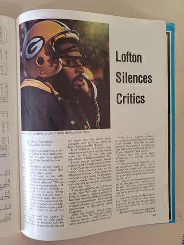 NFL 1981 Green Bay Packers Yearbook. Gerry Ellis, Eddie Lee Ivery Cover. GoPGo - Thumbnail 5