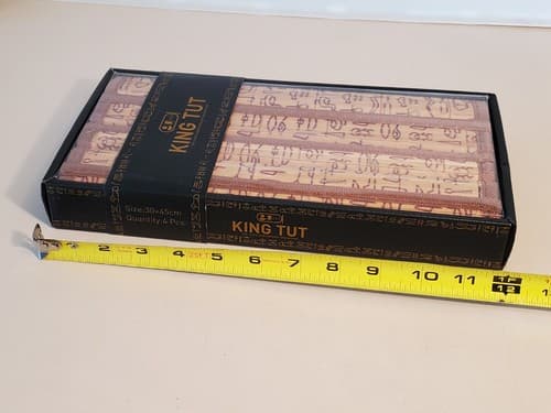 KING TUT - The 100th Anniversary Exhibition Bamboo Placemats SET OF 4. NEW - Thumbnail 14