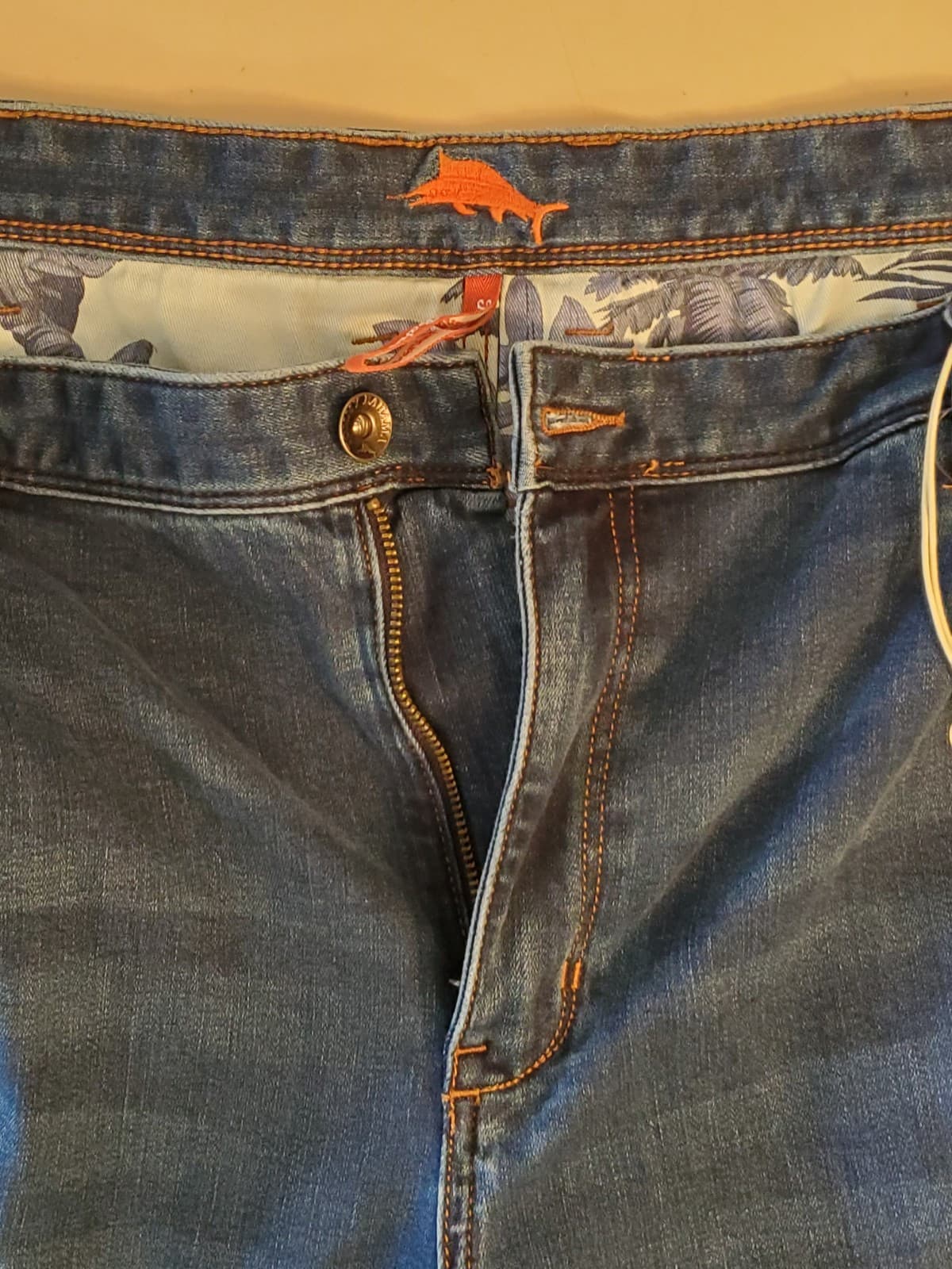 TOMMY BAHAMA Boracay Jean 42×36 11647 Med Indigo Wash BT124366 $148.00 tag NEW - Thumbnail 6