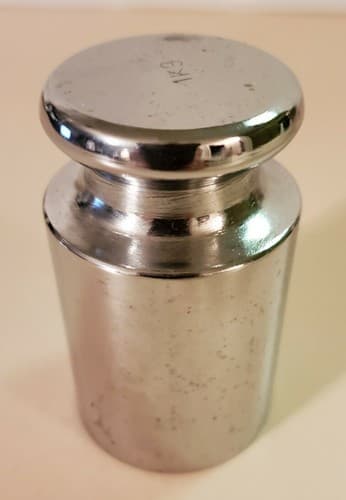 Stainless steel Scale Weight 1Kg. Calibration Weight Scale 1000Gm Capacity 1 Kg. - Thumbnail 5