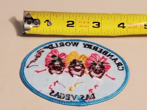 Vtg Iron-On Patch - CRANBERRY WORLD WEST LAS VEGAS. NEW Ship 3-for-1 - Thumbnail 6