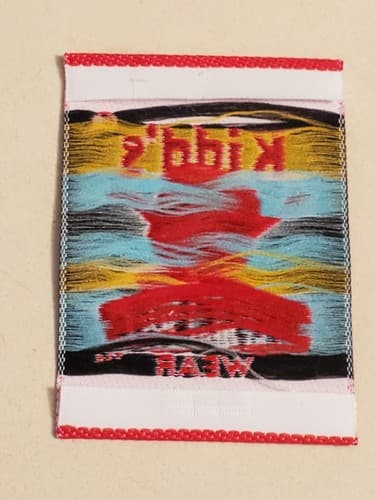 Vtg Clothes Tag. KIDD'S MARSHMALLOW WEAR. Used, Excellent. Ship 3-for-1 - Thumbnail 3