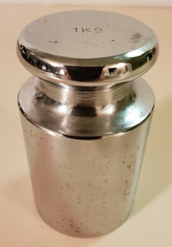 Stainless steel Scale Weight 1Kg. Calibration Weight Scale 1000Gm Capacity 1 Kg. - Image 1