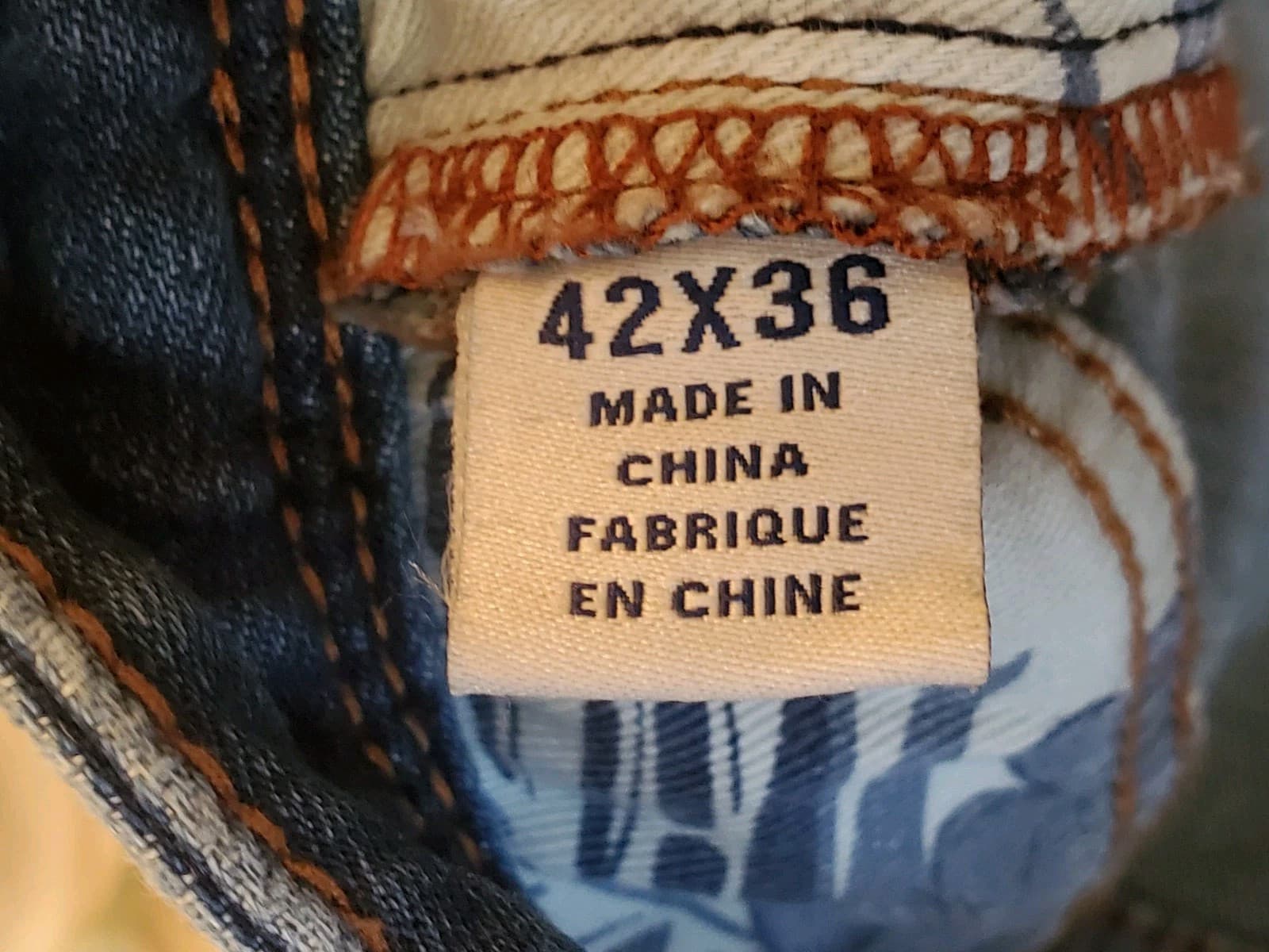 TOMMY BAHAMA Boracay Jean 42×36 11647 Med Indigo Wash BT124366 $148.00 tag NEW - Thumbnail 3