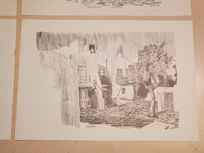 (8) LOT GREECE 2 Books + 6 Prints. a.ATHENS Between Legend and History b.CORFU + - Thumbnail 23