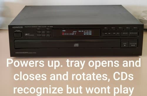 Kenwood DP-R892 5 CD Carousel Compact Disc Player. PARTS REPAIR, SOLD AS IS. - Image 1