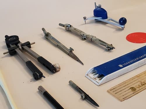 Drafting Tools LOT OF 12. Brands include Alvin, Kent, Staedtler. - Thumbnail 5