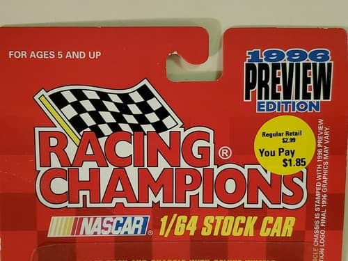 Racing Champions 1996 Preview Edition. #5 Terry Labonte, Kellogg's. NEW Sealed - Thumbnail 8