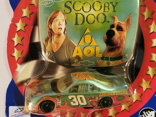 NASCAR Winner's Circle 2002 #30 Jeff Green AOL Scooby Doo NEW Sealed package. - Thumbnail 4