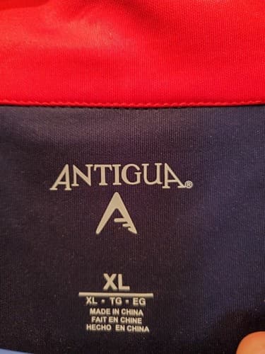 NFL Super Bowl LIII ATL Pullover by Antigua XL. Navy Blue w red trim. NEW w Tags - Thumbnail 8