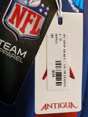 NFL Super Bowl LIII ATL Pullover by Antigua XL. Navy Blue w red trim. NEW w Tags - Thumbnail 10