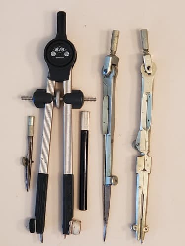 Drafting Tools LOT OF 12. Brands include Alvin, Kent, Staedtler. - Thumbnail 4