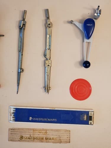 Drafting Tools LOT OF 12. Brands include Alvin, Kent, Staedtler. - Thumbnail 9