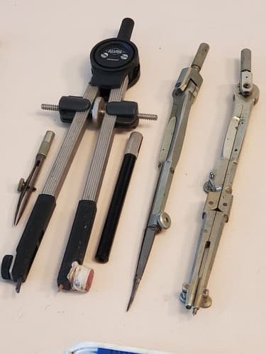 Drafting Tools LOT OF 12. Brands include Alvin, Kent, Staedtler. - Thumbnail 3