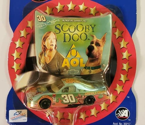 NASCAR Winner's Circle 2002 #30 Jeff Green AOL Scooby Doo NEW Sealed package. - Thumbnail 6