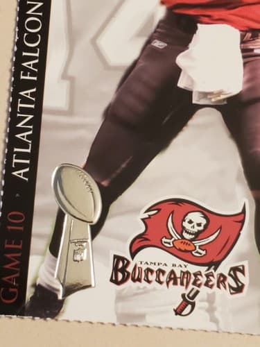 2003 NFL Tampa Bay Bucs Ticket Stub Dec 20, 2003 v Atlanta Falcons. BRAD JOHNSON - Thumbnail 6