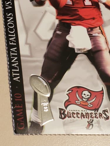 2003 NFL Tampa Bay Bucs Ticket Stub Dec 20, 2003 v Atlanta Falcons. BRAD JOHNSON - Thumbnail 11
