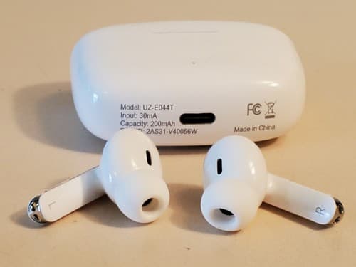 AIRFLAIR UZ-E044T Wireless Bluetooth Earbuds in Charge Case. Tested works - Thumbnail 7