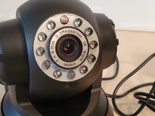 HOO TOO HT-IP206 P2P Wireless HD IP Camera, black. Tested works. - Thumbnail 2