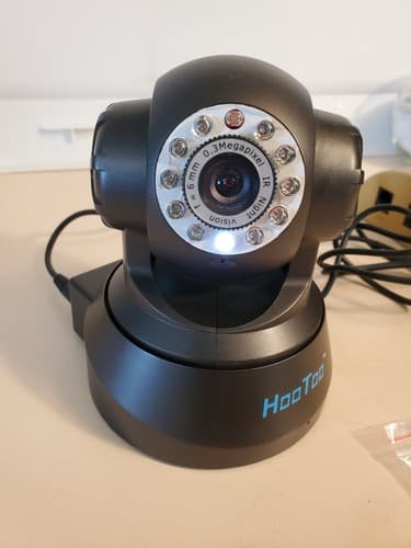 HOO TOO HT-IP206 P2P Wireless HD IP Camera, black. Tested works. - Thumbnail 3