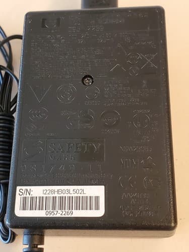 HP 0957–2269 AC Power Supply Adapter. Genuine HP. Tested works. Used, excellent - Thumbnail 7