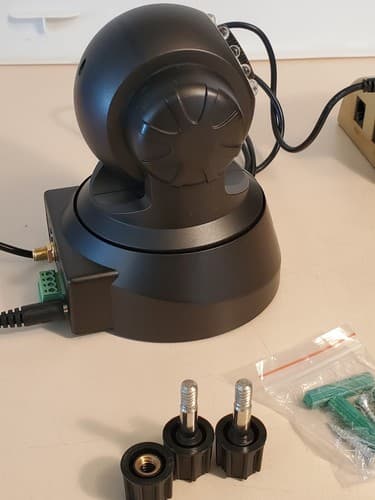 HOO TOO HT-IP206 P2P Wireless HD IP Camera, black. Tested works. - Thumbnail 4